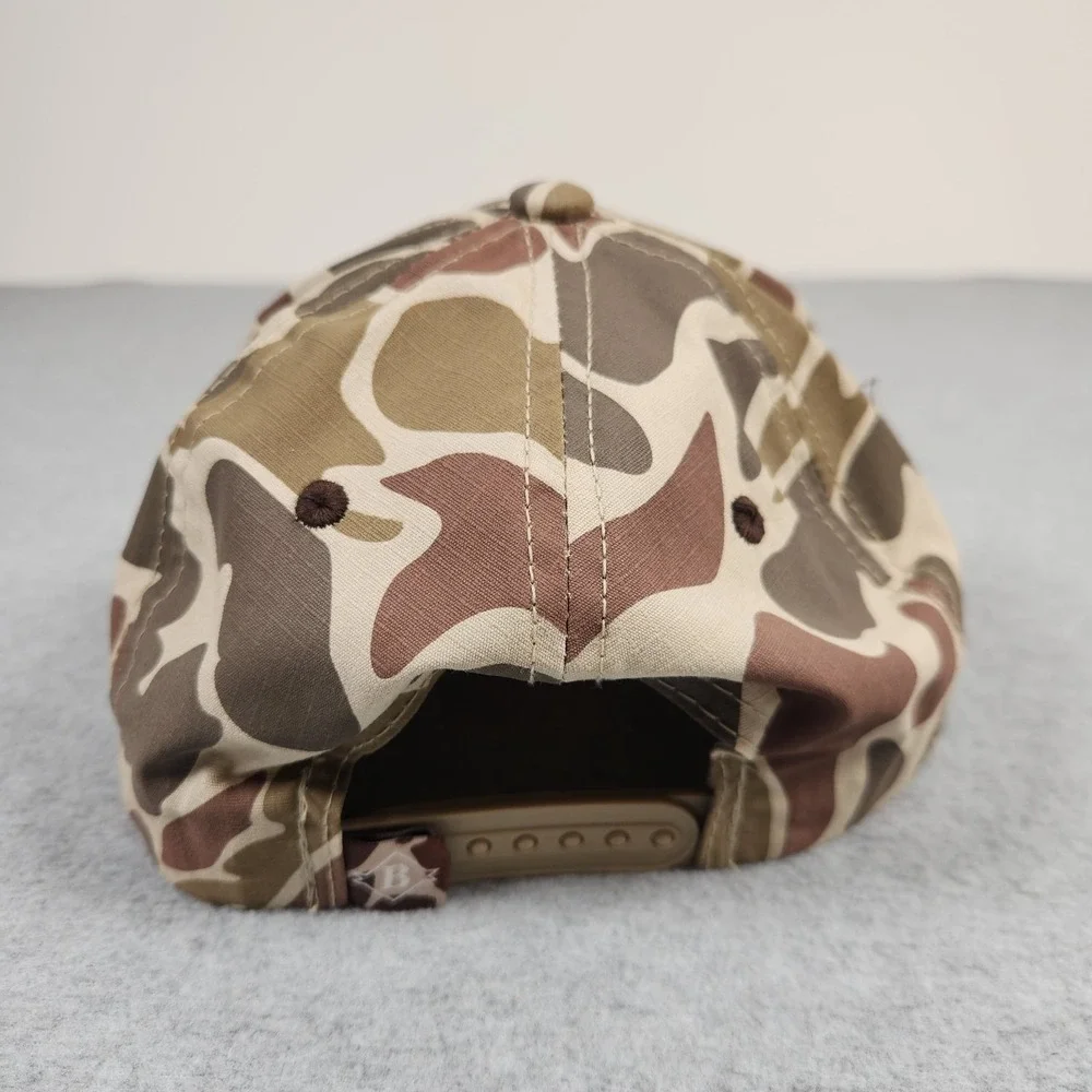 Burlebo Hat Adjustable Snapback Duck Camo American Flag Cap Country Ripstop